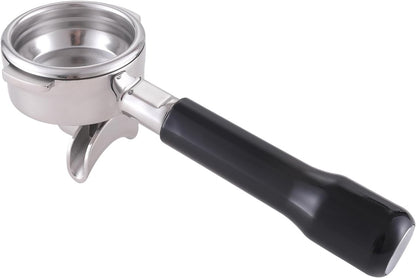 58mm Double Spout Portafilter Compatible with La Marzocco Espresso Machine Stainless Steel Espresso Portafilter with Double Shot Filter Basket