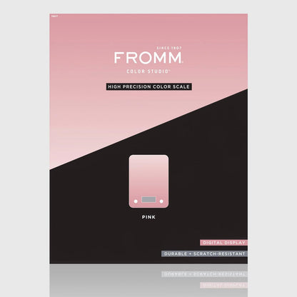 Fromm Color Studio Digital Scale for Measuring Hair Color, Developer, and Lightener, Multi-Purpose Kitchen Scale for Accurate Weighing, Cooking