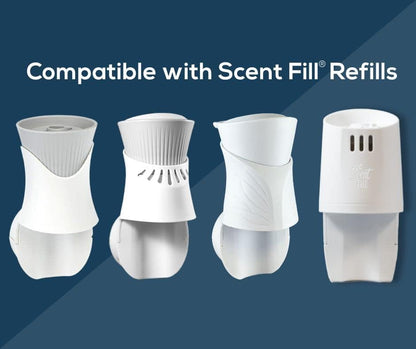 Scent Fill Clean Pet Plug in Air Freshener, 4 Scented Oil Refills