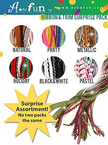 Fabric Ribbon for Mums Fabric Trim Pack Hair Ribbons for Girls Decorative Bow Making Supplies Set Ribbons for Crafts Wrapping Approx 30 Yards Natural