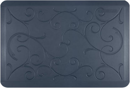 WellnessMats Bella Collection Anti-Fatigue Floor Mat, Polyurethane – Ergonomic Support Pad for Home, Kitchen, Garage, Office Standing Desk – Water Resistant - Made in USA