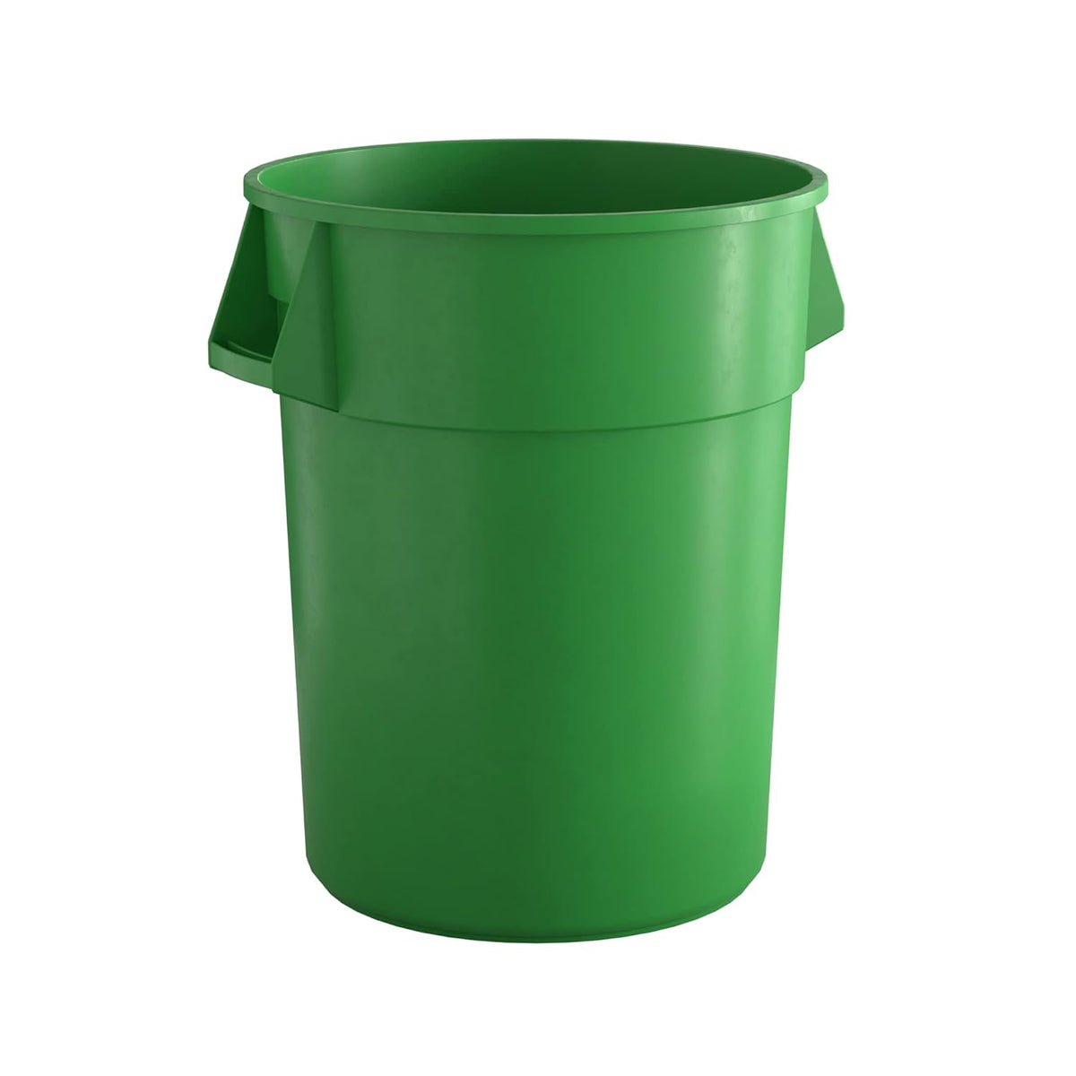 55 Gallon Green Round Commercial Trash Can