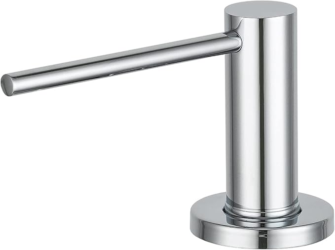 Soap Dispenser for Kitchen Sink Polished Chrome GAPPO Stainless Steel Countertop Pump Hand Lotion Built in Bottlend Lotion Built in Bottle