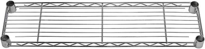 Shelving Inc. 8" d x 30" w Chrome Wire Shelving with 3 Tier Shelves, Weight Capacity 800lbs Per Shelf
