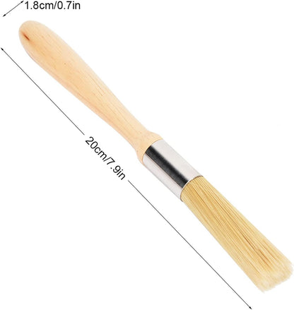 Coffee Grinder Cleaning Brush, Espresso Cleaning Brush Wooden Handle Espresso Machine Brush Cleaner Tool for Bean Grain Coffee Tool Home Kitchen