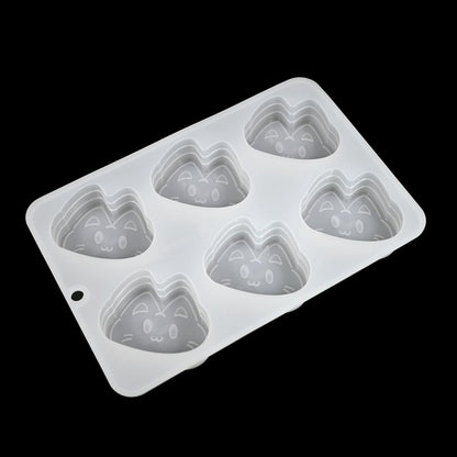 mostsom Cat Shape Cheese Mousse Silicone Cake Decorating Mold For Baking Mould Dessert Mousse Pastry Mould Ice Cream Mold Kitchen Tools (D_ Cat)