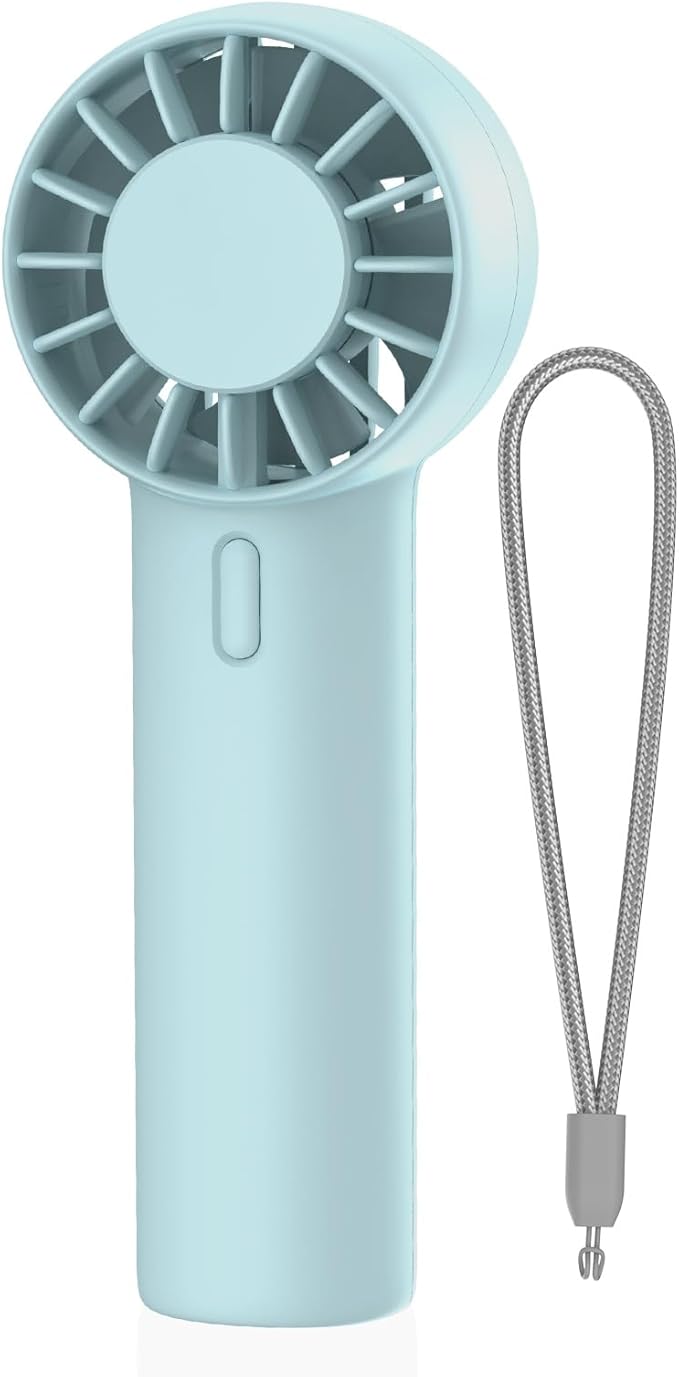 Mini Fan Portable Fan USB Rechargeable Handheld Fan with 3 Speed Wind Pocket Personal Cooling Fan for Desktop Travel Outdoor Vacation Concert Makeup Use