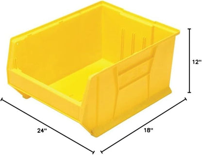 Quantum Storage Systems QUS955YL Hulk Heavy Duty Part Organizer Yellow Bins 24" L x 19" W x 12" H