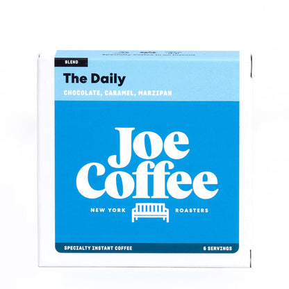Joe Coffee Company - The Daily Specialty Instant Coffee Packets (6 Sachets), NYC Roaster, Kosher, Climate-Friendly