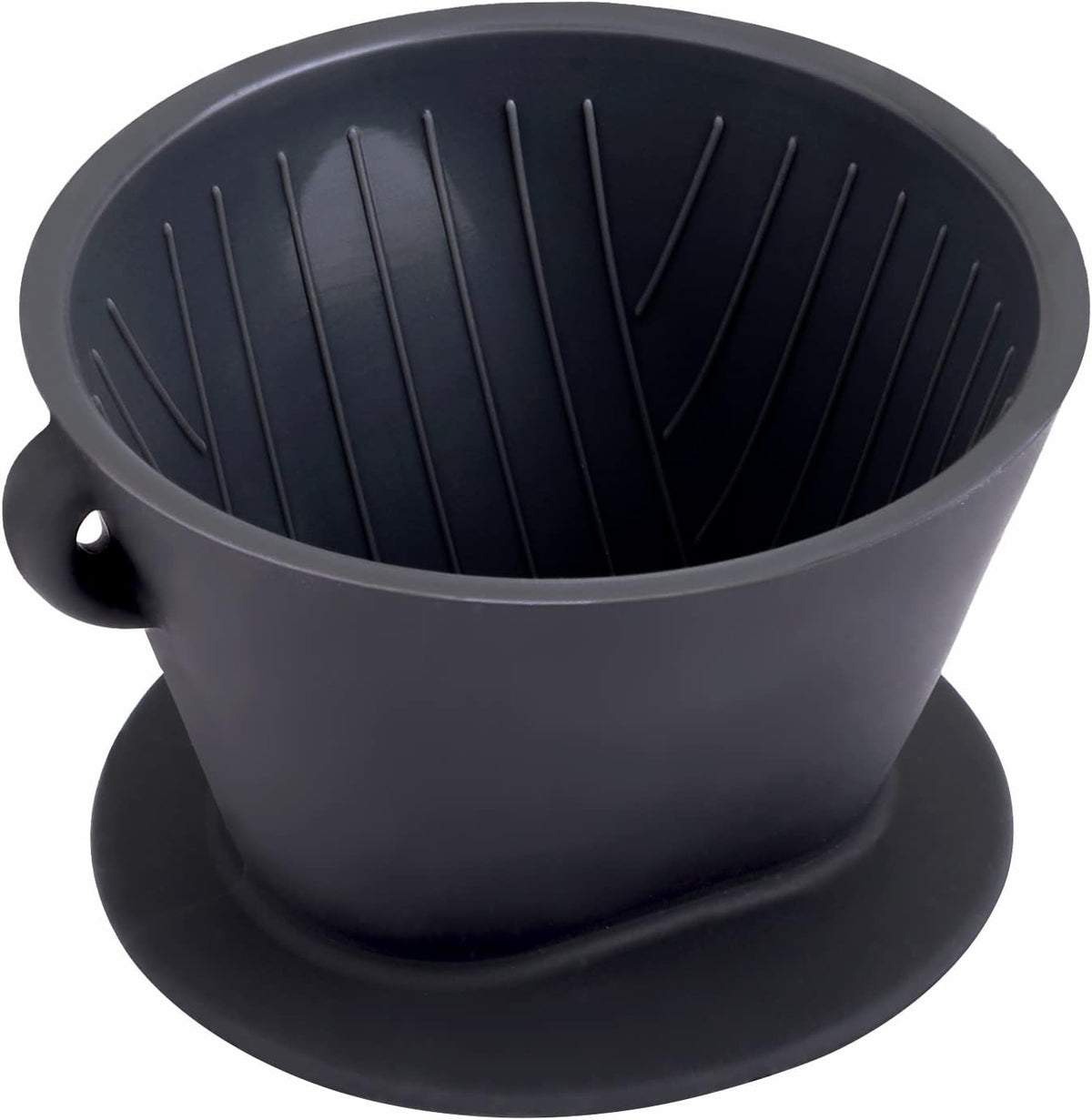Segarty Silicone Pour Over Coffee Dripper, Black Collapsible Coffee Maker Single Cup with Storage Pouch
