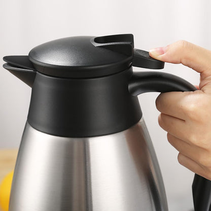 70oz Thermal Coffee Carafe, 2 Pack Airpot Insulated Coffee Urns Stainless Steel Vacuum Thermal Pot Dispenser for Coffee, Hot Water, Tea