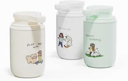 mooas Happy Buddy Artist Edition Automatic Soap Dispenser Ivory (Play with me!)