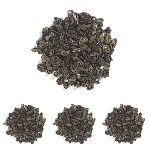 Frontier Herb TEA LSE GRN Gunpowder ORG 16 OZ (Pack of 4)