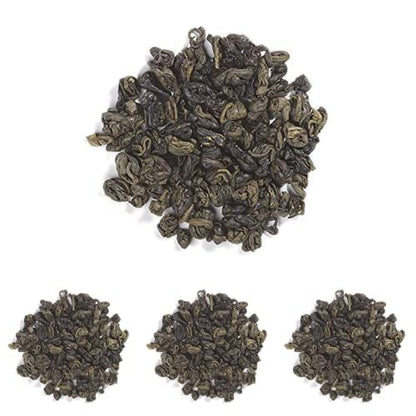Frontier Herb TEA LSE GRN Gunpowder ORG 16 OZ (Pack of 4)