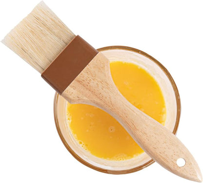 Restaurantware Pastry Tek 3 Inch Wide Buttering Brush 1 Boar Bristle Pastry Brush