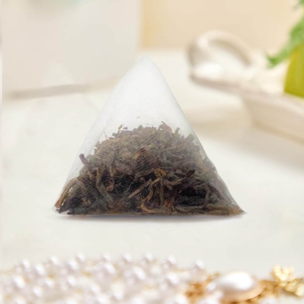 Xiejinji Premium Puerh Tea - Eco-Conscious Black Tea Bags - Resealable Bag - Fully Fermented Tea Buds with Aged Aroma - Rich & Smooth - 40 * 3.2g