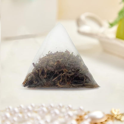 Xiejinji Premium Puerh Tea - Eco-Conscious Black Tea Bags - Resealable Bag - Fully Fermented Tea Buds with Aged Aroma - Rich & Smooth - 40 * 3.2g