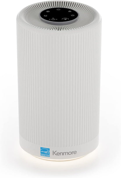 Kenmore PM1005 Air Purifier with H13 True HEPA Filter, Covers Up to 850 Sq.Foot, 25db SilentClean 3-Stage HEPA Filtration System for Office & Bedroom