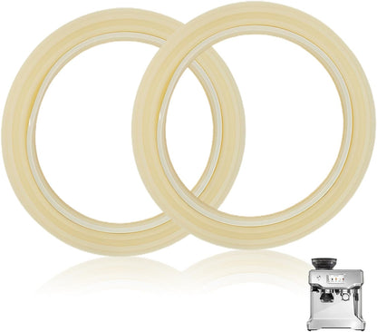 Silicone Steam Ring for Breville Espresso Machines 54mm, Compatible with Multiple Models Leak-proof Gasket, Replaceable, Good Seal, Better Extraction (2 Pack）