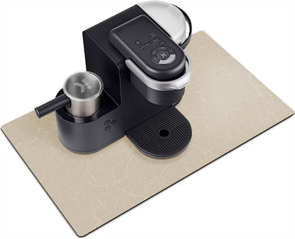 Golener Coffee Bar Mat,Under Coffee Maker Mat,23"x15"Coffee Tray Mat Under Coffee Machine,Rubber Coffee Maker Mat,Under Appliance Mats