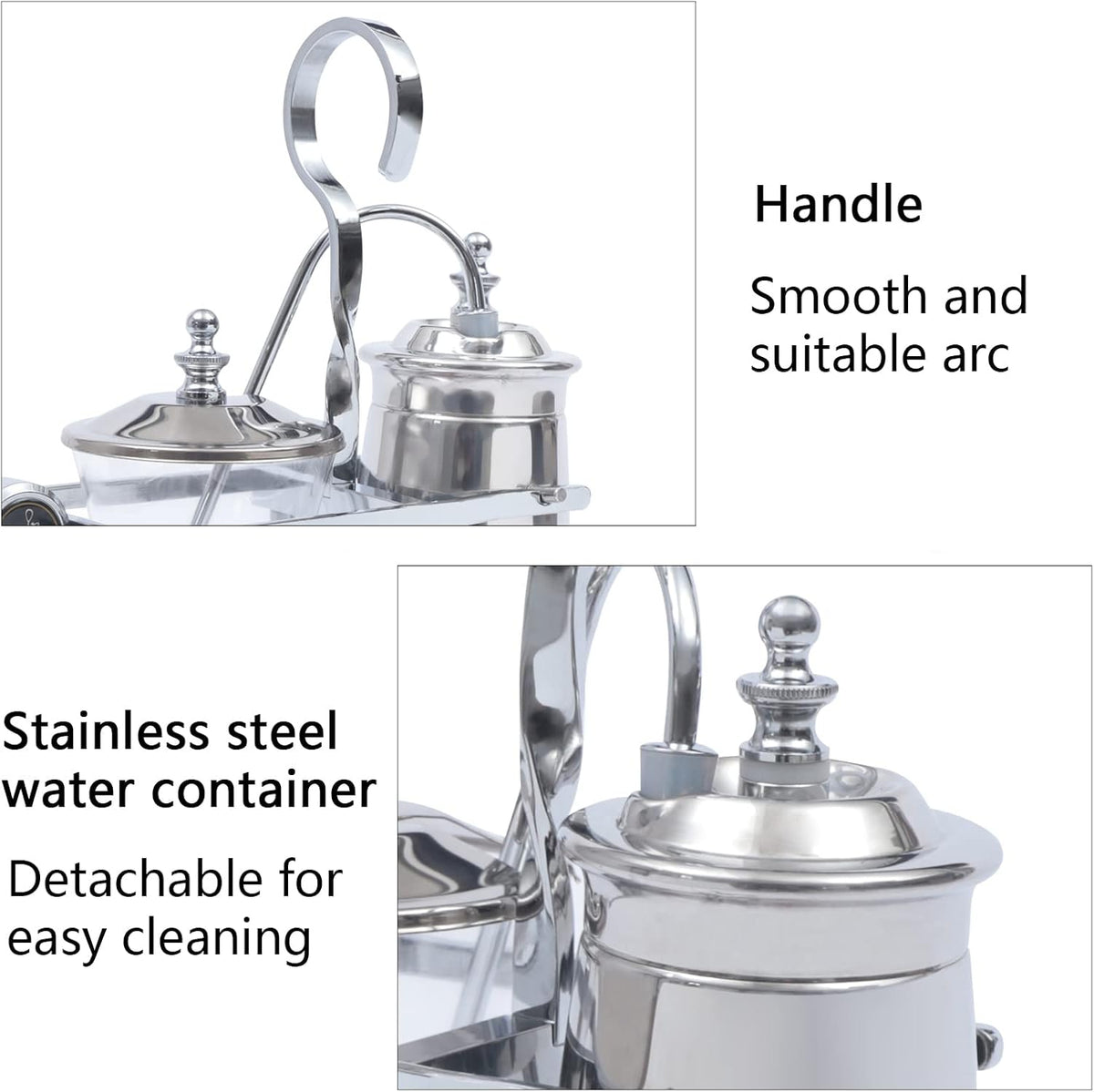 Loyalheartdy Vintage Siphon Coffee Maker, Belgian Luxury Syphon Coffee Machine with Royal Family Temperament