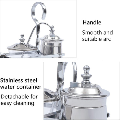 Loyalheartdy Vintage Siphon Coffee Maker, Belgian Luxury Syphon Coffee Machine with Royal Family Temperament