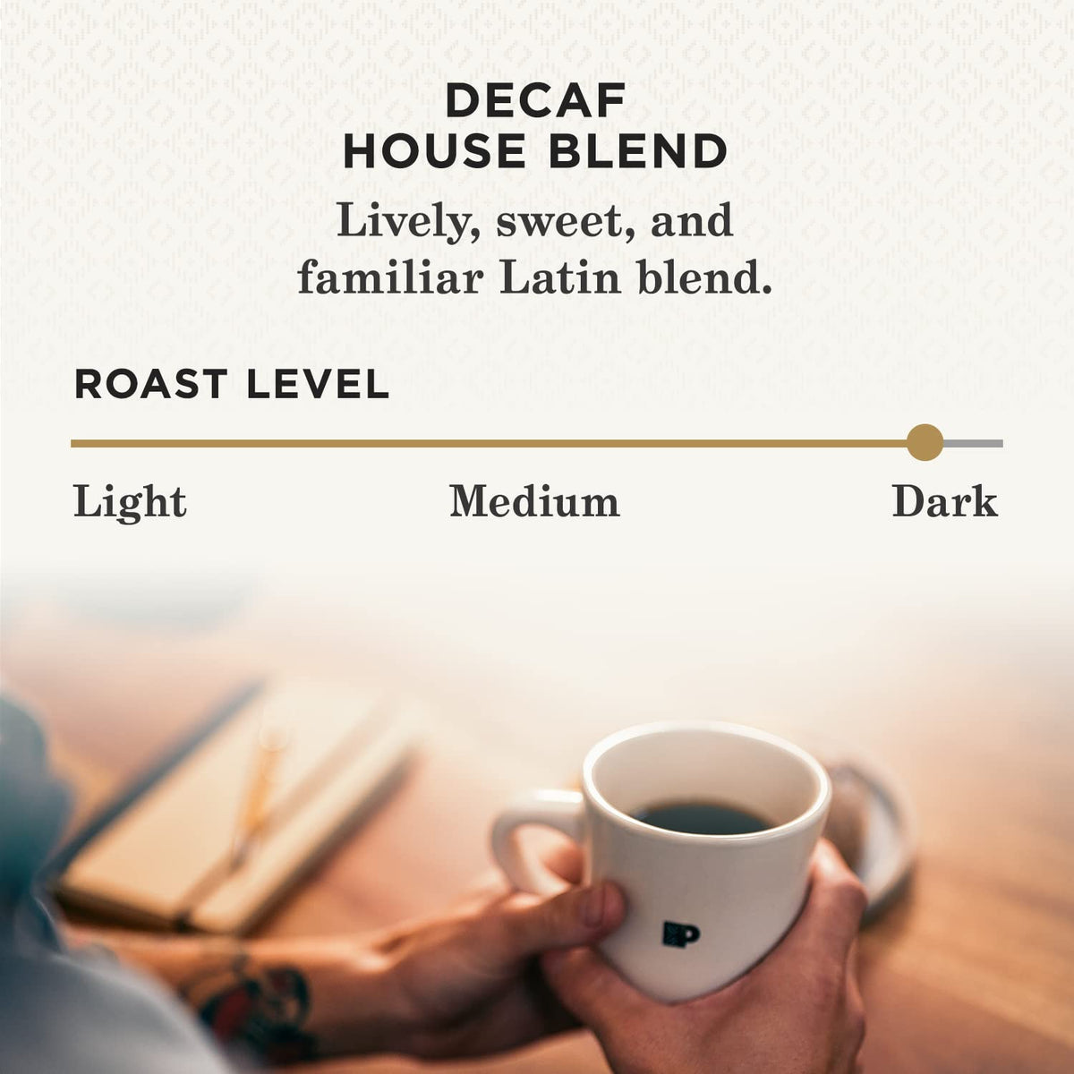 Peet's Coffee, Dark Roast Decaffeinated Coffee K-Cup Pods for Keurig Brewers - Decaf House Blend 88 Count (4 Boxes of 22 K-Cup Pods) (Pack of 2)