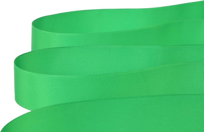 Ribbonitlux 1.5" Wide Solid Grosgrain Ribbon 25 Yards (580-Emerald）, Set for Gift Wrapping, Party Decor, Sewing Applications, Wedding and Craft