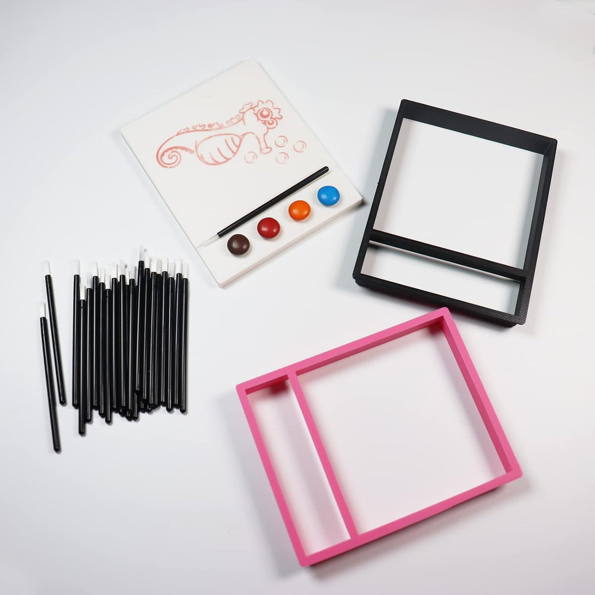 PYO Cookie cutter and stencil set starter kit Baking stencils and cutters bundle DIY bakery decorating kit Paint Your Own Cookie cutter with stencils