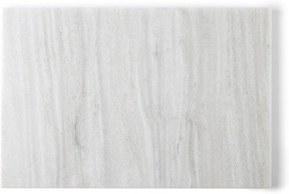 Koville Natural Marble Cutting Board for Kitchen Countertop, 12" x 8" Pastry Bread Macaron Display Board, Real Stone Slab Marble Cheese Boards