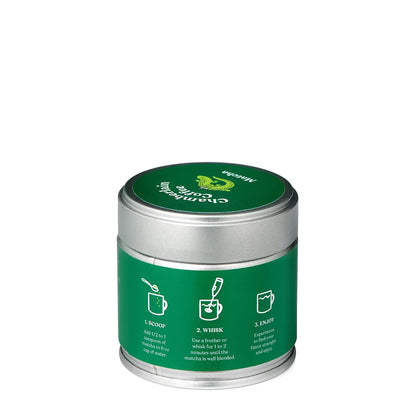 Chamberlain Coffee Ceremonial Grade Matcha Green Tea Powder - USDA Organic, Antioxidant Rich, L Theanine, Calm Energy, Signature Vegan Matcha Powder - Premium First Harvest Japanese Green Tea - 30g