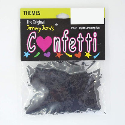 Confetti Music Instruments Black - 4 Half Oz Bags (2 oz) #9427 Q02