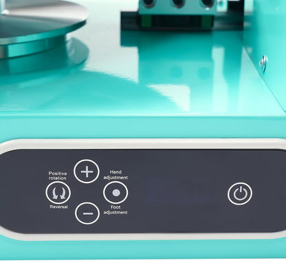 Cake Decorating Coating Machine Automatic Cake Cream Spreading Coating Filling Machine Birthday Cake Cream Smoother Bread Cream Spreading Machine Suitable for 4-12 In Round Cake (Green)