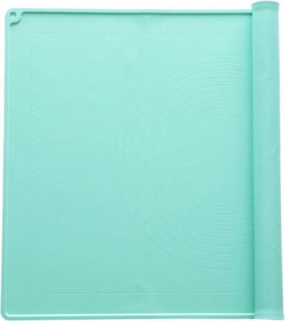 uxcell Silicone Pastry Mat, 27.5" x 19.7" Silicone Baking Mat with Measurements, Non-Stick Dough Rolling Mat for Making Pastry Cookies Bread Pizza