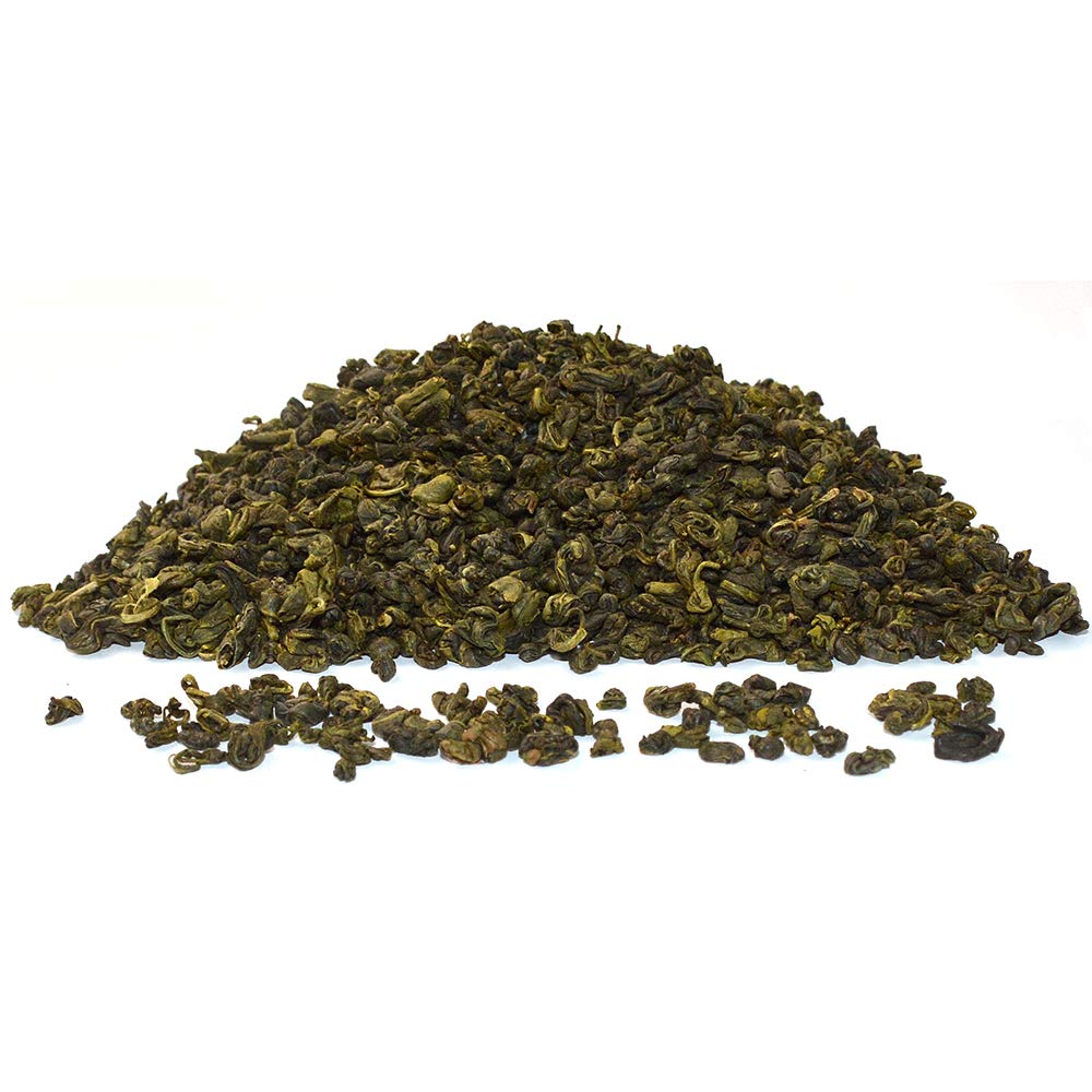 Tian HU Shan Premium Tea Loose Leaf Tin box (Green tea, 8 Ounce