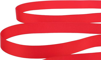 Ribbonitlux 1" Wide Solid Grosgrain Ribbon 25 Yards (250-Red）, Set for Gift Wrapping, Party Decor, Sewing Applications, Wedding and Craft