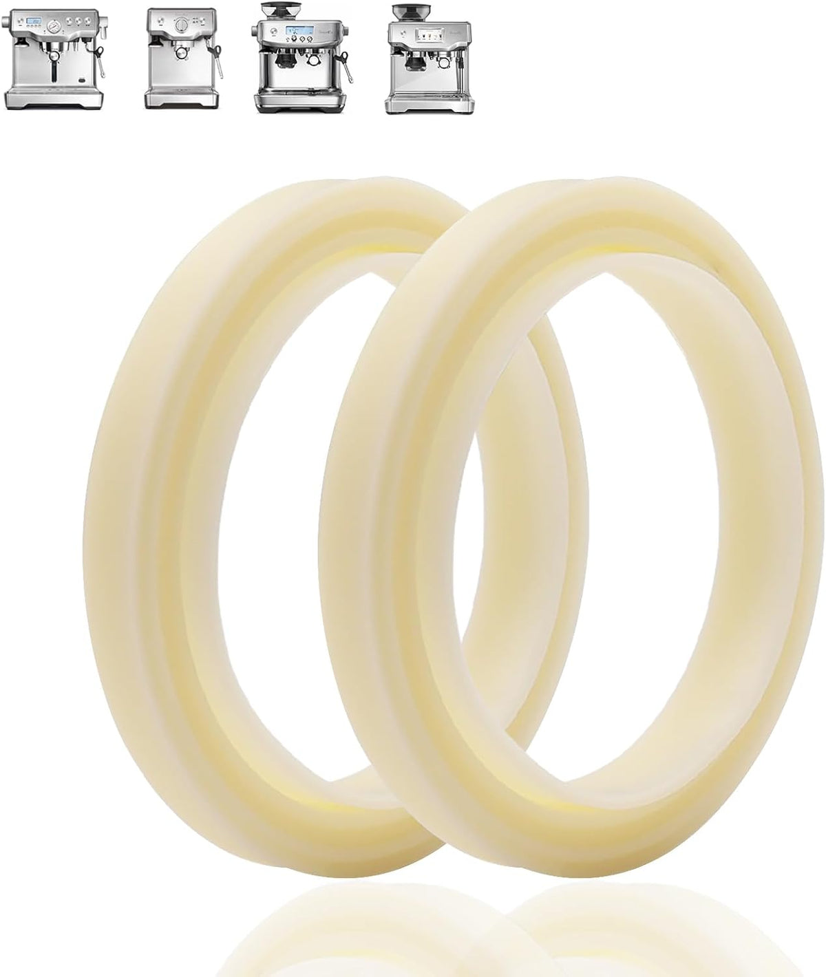 Dianrui 2PCS 54mm Silicone Steam Ring for Breville Espresso Machine Accessories BES870xl/878/860/880/810/840/450/500 Espresso Accessories Grouphead