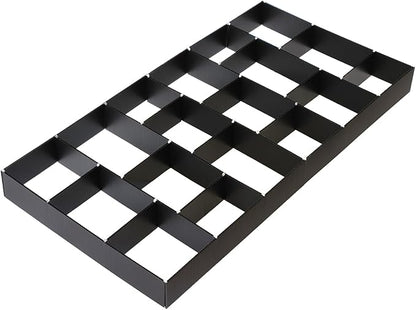 DRAWER DADDY The world’s most customizable grid drawer dividers for the kitchen, bathroom, desk, and more. DIY dividers can be cut to fit small, shallow spaces or adjustable for very large drawers.
