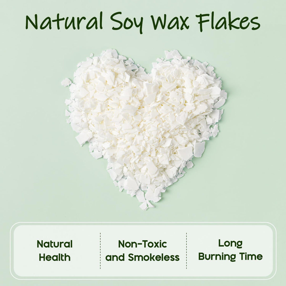 UNOTENA Soy Wax Flakes for Candle Making, Natural Candle Wax, Farm-Sourced, No Additives, Safe and Pure, 10LB