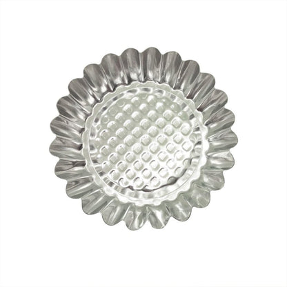 MYStar Set of 20, 3-3/4" Fluted Design Round Shape Non-stick Aluminum Tart Mold, Mini Pie Tin, Tartlet Pan
