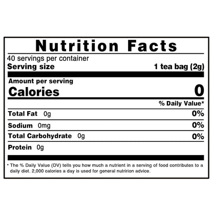 Tearelae - Lemongrass Tea Bags, 40 Count - Premium Natural Lemon Grass Herbal Tea Bags - Non-GMO - Caffeine-free - Support Healthy Digestion