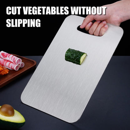 Titanium Cutting Board - 2025 New Upgrade 100% Pure Titanium Cutting Boards for Kitchen Double Sided Non Toxic Titanware Cutting Board,Hygiene Durable Dishwasher Safe Chopping Board (18"L x 12"W)