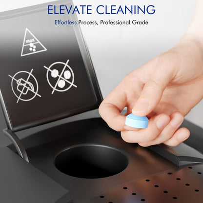 Jura Compatible Cleaning Tablets 12-Pack - Deep Clean Coffee Machine Internal Systems, Portafilter & Brew Group, Remove Oil Residue & Scale