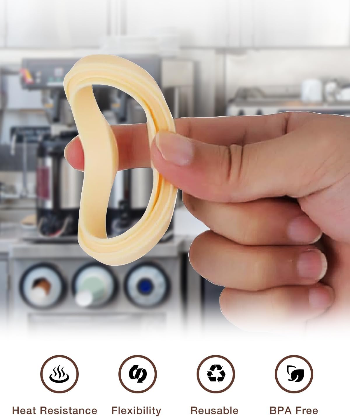 2PCS 54mm Silicone Steam Ring for Breville Espresso Machine 878/870/860/880/810/840/450/500 and Sage 880/878/875/870/810/500