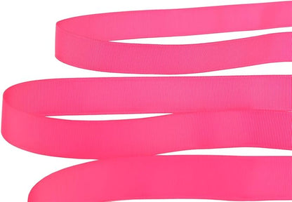 Ribbonitlux 1" Wide Solid Grosgrain Ribbon 25 Yards (176-Fuchsia）, Set for Gift Wrapping, Party Decor, Sewing Applications, Wedding and Craft