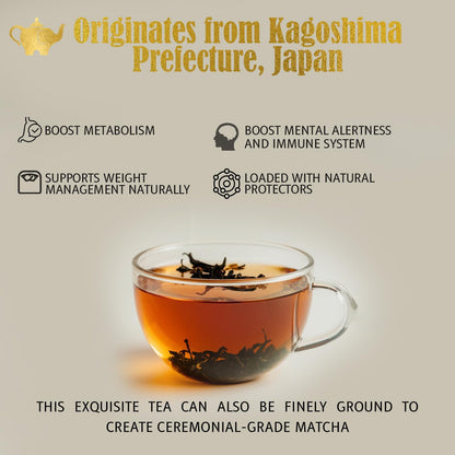 Japanese Sencha Green Tea, Organic Loose Leaf Sencha Tea – Antioxidant & Detox Support – Refreshing Hot or Iced Green Tea – 8 oz Resealable Bag (Makes 100 Cups) – The Elegant Elephant
