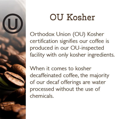 Fresh Roasted Coffee, Organic Mold &amp; Mycotoxin Tested Variety Pack K-Cup Pods for Keurig Brewers, Medium Roast, USDA Organic, Kosher, 96 Count Loose Pack