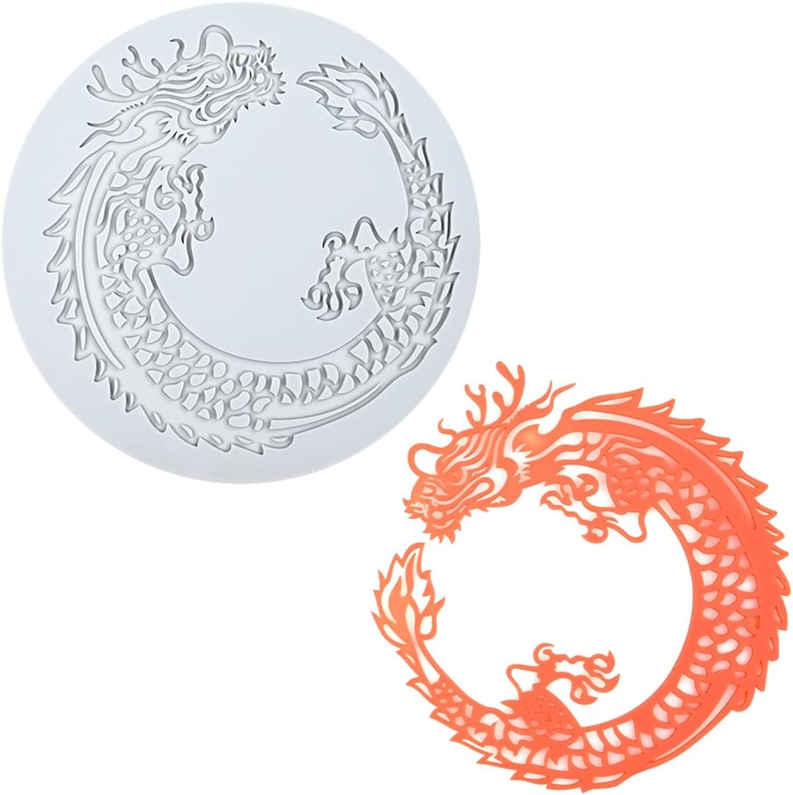 Tuke 3D Cake Lace Mold Fondant Silicone Mold Lace Mat Embosser Texture Silicone Mould Fondant Chocolate Stencil Border Bakeware Cake Decorating (J_