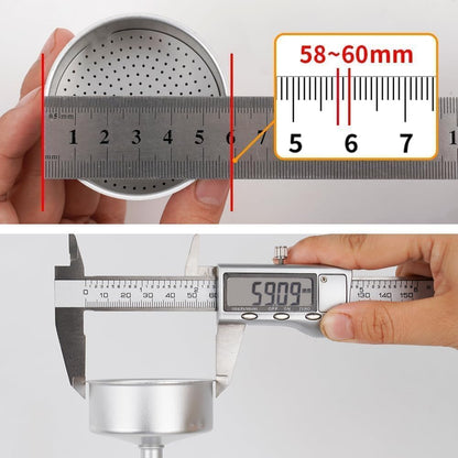 watchget Moka Pot Dosing Funnel, 54mm Stovetop Espresso Coffee Maker Distribution Tool Italian Coffee Maker Dosing Ring For Moka Express 3 Cups, Transparent