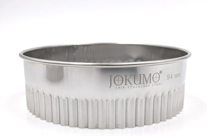 11 Piece Graduated Sizes Fluted Edge Round Pastry/Cookie Cutter Set Heavy Duty 18/8 304 Stainless Steel